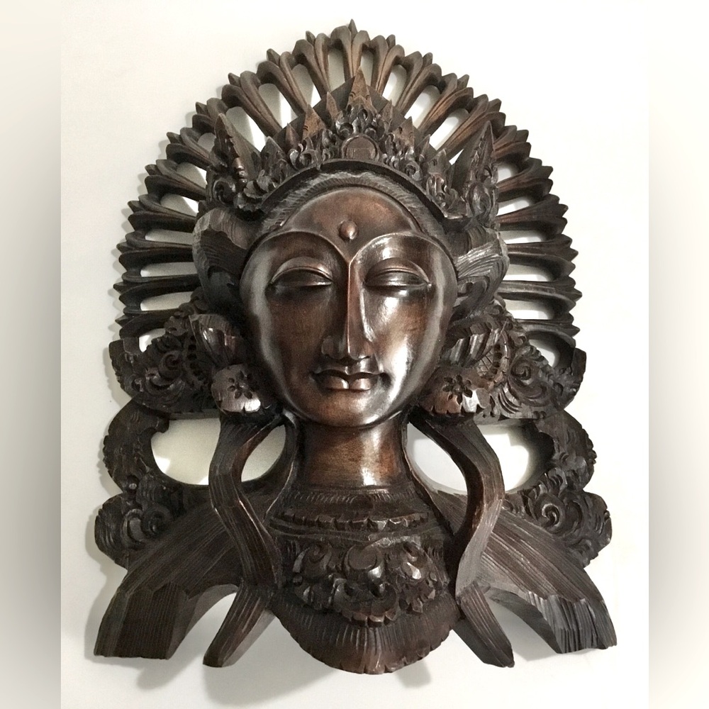 Balinese Goddess Wood Carving